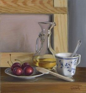 Aceitera, Taza, Cerezas